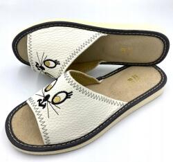 Maximus Női papucs, cicás mintával, fehér, Maximus, Size 39 (39C00)