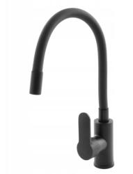 Welland Elastic hajlítható mosogató csaptelep (fekete) (S-6078E)