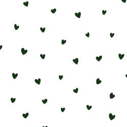 Takoy Dupla géz prémium kis sötétzöld szívecskék