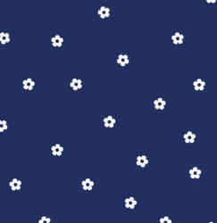 Takoy Dizájnos műbőr kis kékfestő virágok Rosalia