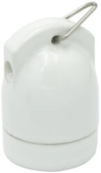TechTrade Vintage Lighting Sorolható porcelán E27 foglalat függeszthető, fehér