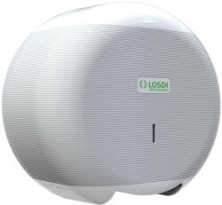 LOSDI ECO LUX Line maxi toalettpapír adagoló fehér - tisztitoszertrendelek