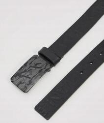 Armani Exchange Bőr Férfi Öv, fekete, fém csattal, Size 85-100cm (951225)