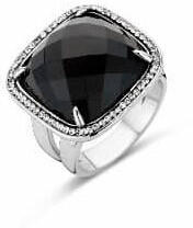  Victoria Ezüst színű fekete köves gyűrű - tisztitoszertrendelek - 2 460 Ft