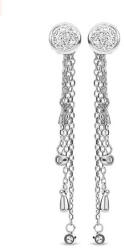  Victoria Ezüst színű fehér köves fülbevaló - tisztitoszertrendelek - 2 080 Ft