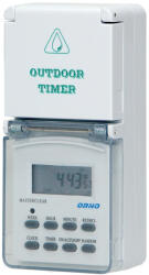 Orno digitális kültéri időkapcsoló 10 program