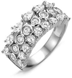  Victoria Ezüst színű fehér köves gyűrű - tisztitoszertrendelek - 4 680 Ft