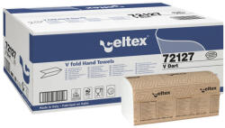 Celtex V Dart hajtogatott kéztörlő cellulóz, 2 réteg, 21, 5x21cm, 15x200lap (3000 lap) - tisztitoszertrendelek