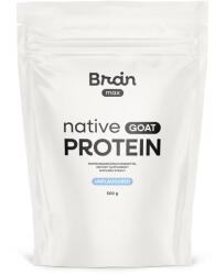 BrainMax Native Goat Protein, Unflavoured, 500 g Proteină din lapte de capră nedenaturată microfiltrată, 14 porții, supliment alimentar