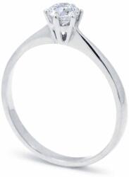 White & Black 0, 29 karátos gyémánt eljegyzési gyűrű - platina - GIA (AU14147)