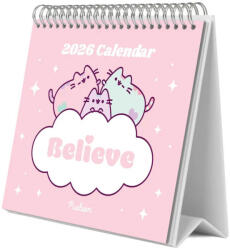 PUSHEEN cicás asztali naptár, 20x17cm, 2026 (ERK-CS26018)