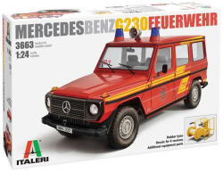 Italeri Modell Kit auto 3663 - Mercedes G230 Feuewehr (1: 24)