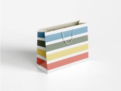  Ajándéktasak 215X90X180 Mm Vízszintes Csíkok, Színes