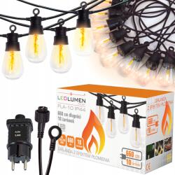 Ledlumen Lángmintás Füzér Karácsonyi Led Lámpák Kültéri Világítás +10 Izzó (251090529)