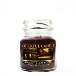 Cheerful Candle Cheerful Candle® Bourbon Berry Tavern közepes üveggyertya 454 g