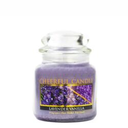 Cheerful Candle Cheerful Candle® Lavender Vanilla közepes üveggyertya 454 g