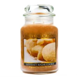Cheerful Candle Cheerful Candle® Gourmet Sugar Cookie nagy üveggyertya 680 g