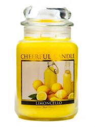Cheerful Candle Cheerful Candle® Limoncello nagy üveggyertya 680 g