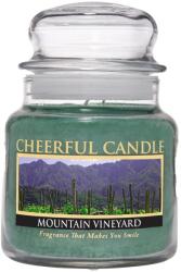 Cheerful Candle Cheerful Candle® Mountain Vineyard közepes üveggyertya 454 g