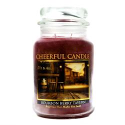 Cheerful Candle Cheerful Candle® Bourbon Berry Tavern nagy üveggyertya 680 g