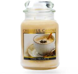 Cheerful Candle Cheerful Candle® Chai Tea Latte nagy üveggyertya 680 g