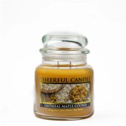 Cheerful Candle Cheerful Candle® Oatmeal Maple Cookie közepes üveggyertya 454 g