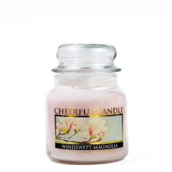 Cheerful Candle Cheerful Candle® Windswept Magnolia közepes üveggyertya 454 g