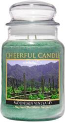 Cheerful Candle Cheerful Candle® Mountain Vineyard nagy üveggyertya 680 g
