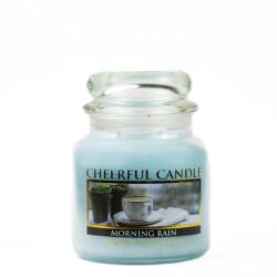 Cheerful Candle Cheerful Candle® Morning Rain közepes üveggyertya 454 g