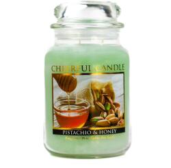 Cheerful Candle Cheerful Candle® Pistachio & Honey nagy üveggyertya 680 g