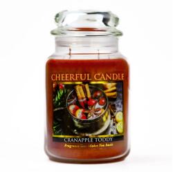 Cheerful Candle Cheerful Candle® Cranapple Toddy nagy üveggyertya 680 g
