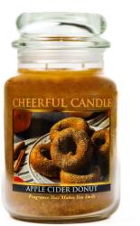 Cheerful Candle Cheerful Candle® Apple Cider Donut nagy üveggyertya 680 g