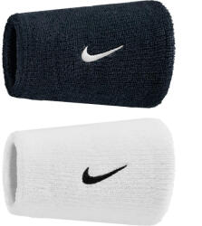 Nike Swoosh Doublewide Wristbands csuklószorító Black/White/Black (N1012406036OS)