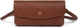 Hexagona Női bőr kézitáska mobiltelefonnak és dokumentumoknak Hexagona Anee - barna