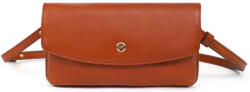 Hexagona Női bőr kézitáska mobiltelefonnak és dokumentumoknak Hexagona Anee - konyak