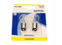 NARVA P21/4W 12V-os izzó, 21/4W, 2 db, BAZ15d foglalat