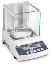 KERN PNS 600-3 (620g/0, 001g) digitális precíziós asztali mérleg rezgő villás cellával, sok mértékegység, RS232, ütésálló, 3 év garancia (PNS 600-3)
