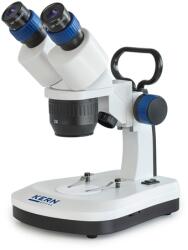 KERN OSE 421 sztereó mikroszkóp 20x/40x nagyítás, állítható fényerejű 1 W-os LED alsó és 1W-os felső megvilágítás, binokuláris (OSE 421)