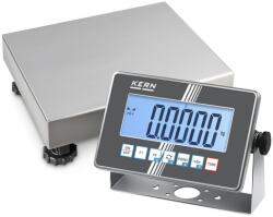 KERN & SOHN IXC 10K-4 (15kg-0, 0005kg) 300x240 mm IoT Line, Ipar 4.0 IP65/IP68 robusztus rozsdamentes acél digitális platform mérleg sok funkcióval (IXC 10K-4)