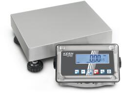 KERN & SOHN SFE 10K-3NM (15kg-0, 005kg) 300x240 mm IP65 rozsdamentes acél kijelzős platform mérleg, ellenőrző és átlag mérés, hitelesíthető (SFE 10K-3NM)