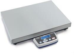 KERN DE 300K50DL (150kg/300kg/0, 05kg/0, 1kg) 650x500mm platform- csomagmérleg kisállatmérő, darabszámláló, százaléksz. 2évG (DE 300K50DL)