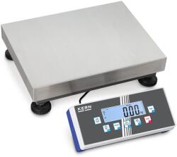 KERN IOC 10K-4 (6/15kg/0, 0002/0, 0005kg) 300x240mm robusztus, IP65, RS-232, Ipar 4.0, rozsdamentes acél platformmérleg sok funkcióval, opcionális akkumulátor (IOC 10K-4)