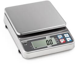 KERN & SOHN FOB 1.5K0.5 (1500g/0, 5g) rozsdamentes, HACCP kompatibilis digitális asztali mérleg ellenőrző méréssel (FOB 1.5K0.5)