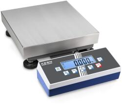 KERN & SOHN EOC 6K-4A (6kg/0, 0005kg) robusztus, IP65, RS-232, rozsdamentes acél platform- csomagmérleg sok funkcióval 2évG (EOC 6K-4A)