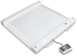 KERN MWB 300K-1 (300kg/0, 1kg) IP65 1000x1000x40mm mobil szuperlapos rámpás lapmérleg kerekesszékes méréshez 3évG (MWB 300K-1)