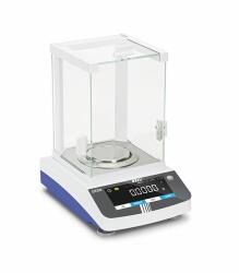 KERN ADT 100-4 (120g/0, 0001g) digitális labor és analitikai mérleg, RS232, USB, felhasználó management, automatikus belső és külső kalibrálás, érintőképernyő, GLP/ISO (ADT 100-4)