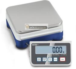 KERN PCD 6K-4 (6000g/0, 1g) precíziós asztali mérleg különálló kijelző, sok funkció, sok mértékegység (PCD 6K-4)