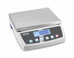 KERN FKB 36K0.2 (36kg/0, 0002 kg) 340×240 mm mérőfelületű, robusztus felépítésű, sok funkciós, IoT ready, Ipar 4.0 digitális asztali mérleg (FKB 36K0.2)