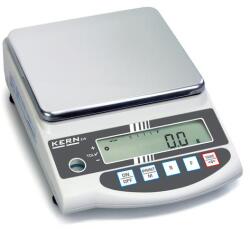 KERN EG 2200-2NM (2200g/0, 01g) robusztus rezgővillás mérőcellás digitális precíziós asztali mérleg, RS232, ütésálló, sok mértékegység, beépített kalibrálósúly (EG 2200-2NM)