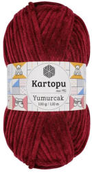  Kartopu Yumurcak zsenília fonal K106 - Bordó